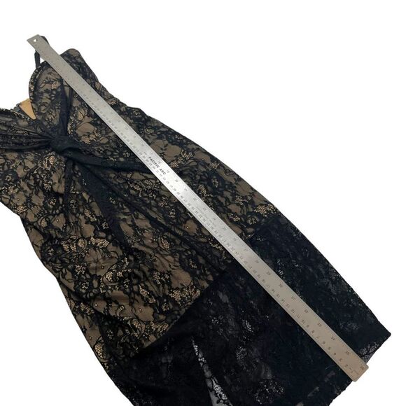 BEBE BLACK SHEILA LACE DRESS - Picture 11 of 16